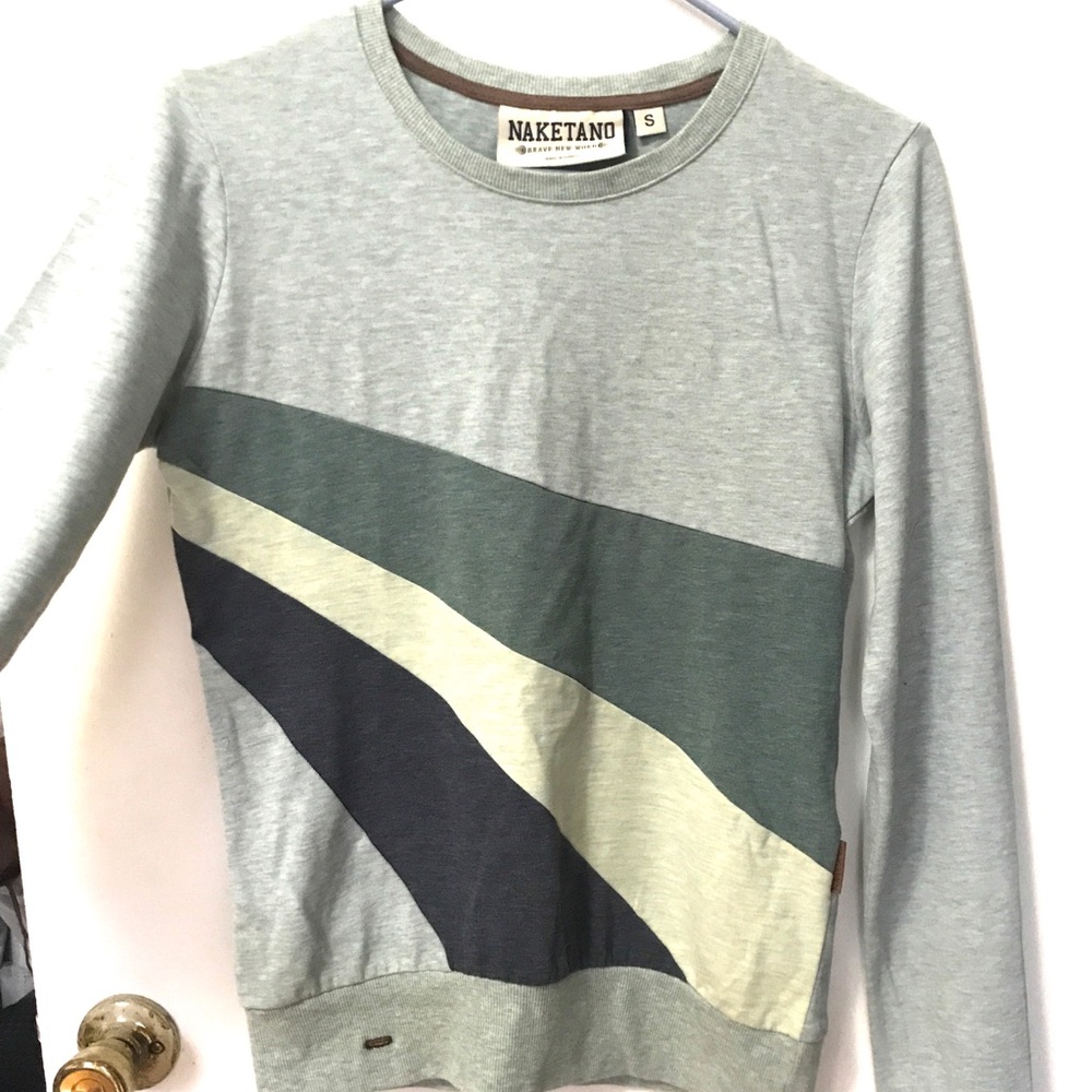 Naketano pullover sweatshirt. New wo tags 70s